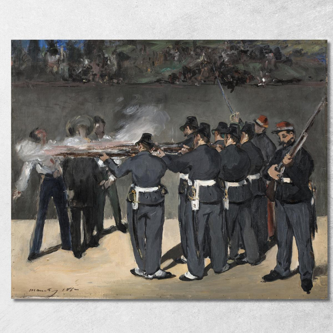 L'Esecuzione Dell'Imperatore Massimiliano Édouard Manet emt121 quadro stampato su tela L'Esecuzione Dell'Imperatore Massimiliano Édouard Manet emt121 quadro stampato su tela