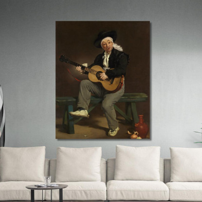 Il Cantante Spagnolo Édouard Manet emt138 quadro stampato su tela