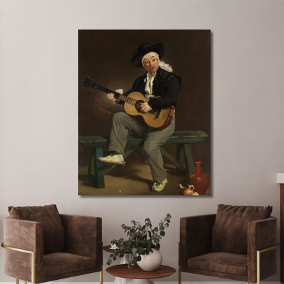 Il Cantante Spagnolo Édouard Manet emt138 quadro stampato su tela