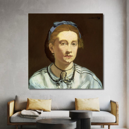 Victorine Meurent Édouard Manet emt144 quadro stampato su tela