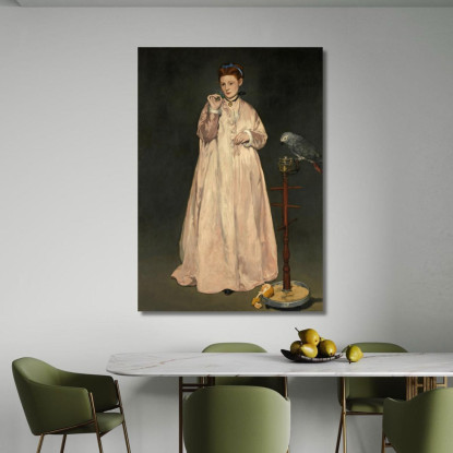Giovane Signora Nel 1866 Édouard Manet emt150 quadro stampato su tela