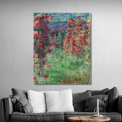 La Casa Delle Rose 2 Claude Monet mnt258 quadro stampato su tela