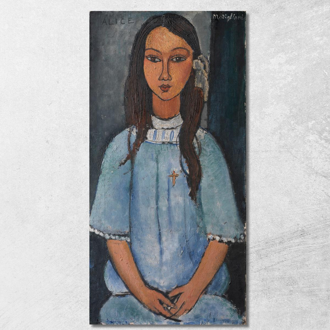 Alice Amedeo Modigliani amd1 quadro stampato su tela