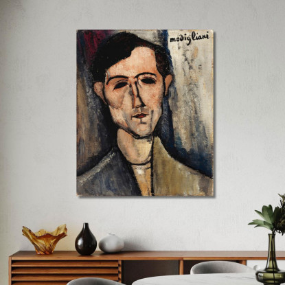 Un Uomo Amedeo Modigliani amd5 quadro stampato su tela