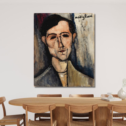 Un Uomo Amedeo Modigliani amd5 quadro stampato su tela