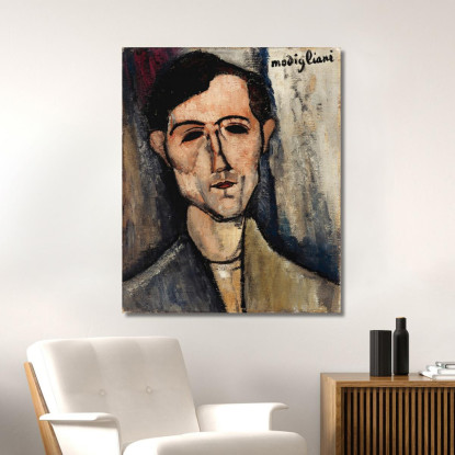 Un Uomo Amedeo Modigliani amd5 quadro stampato su tela