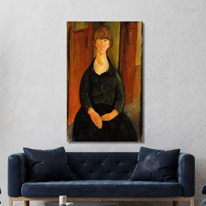 Venditore Di Fiori Amedeo Modigliani amd15 quadro stampato su tela