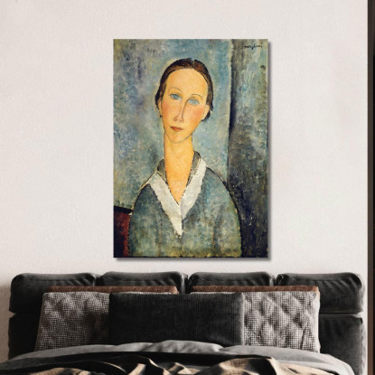 Ragazza Con Una Camicetta Da Marinaio Amedeo Modigliani amd16 quadro stampato su tela