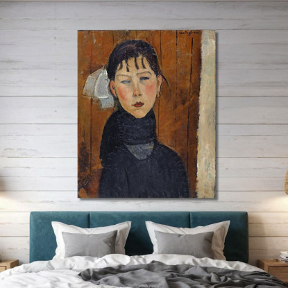 Maria Maria Figlia Del Popolo Amedeo Modigliani amd40 quadro stampato su tela