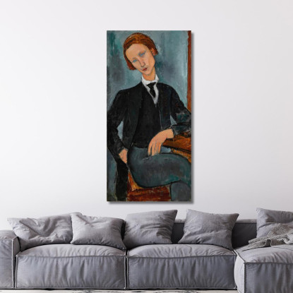 Ritratto Di Baranowski Amedeo Modigliani amd45 quadro stampato su tela