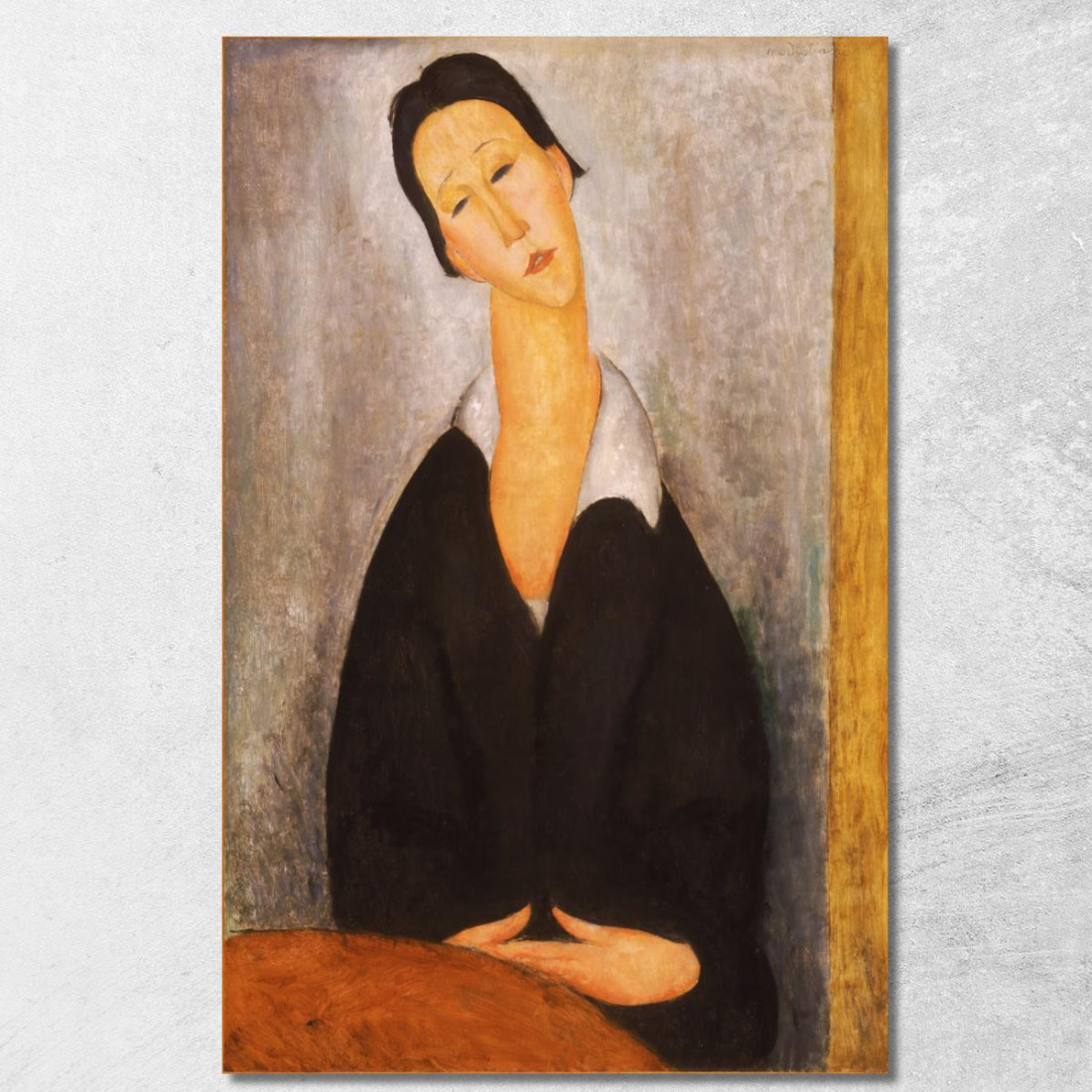 Ritratto Di Una Donna Polacca Amedeo Modigliani amd47 quadro stampato su tela Ritratto Di Una Donna Polacca Amedeo Modigliani amd47 quadro stampato su tela