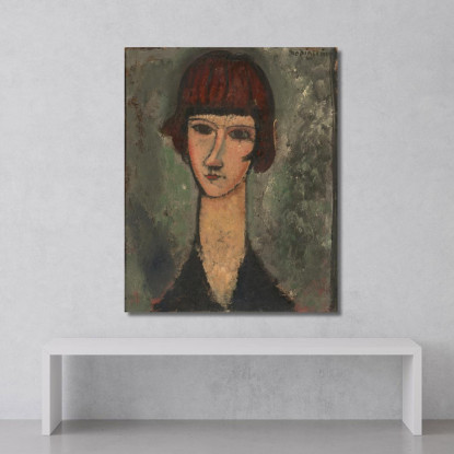 Ritratto Di Donna 2 Amedeo Modigliani amd48 quadro stampato su tela