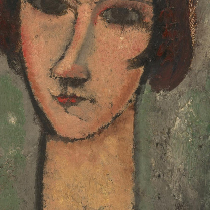 Ritratto Di Donna 2 Amedeo Modigliani amd48 quadro stampato su tela