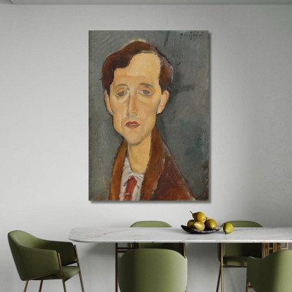 Ritratto Di Frans Hellens Amedeo Modigliani amd53 quadro stampato su tela