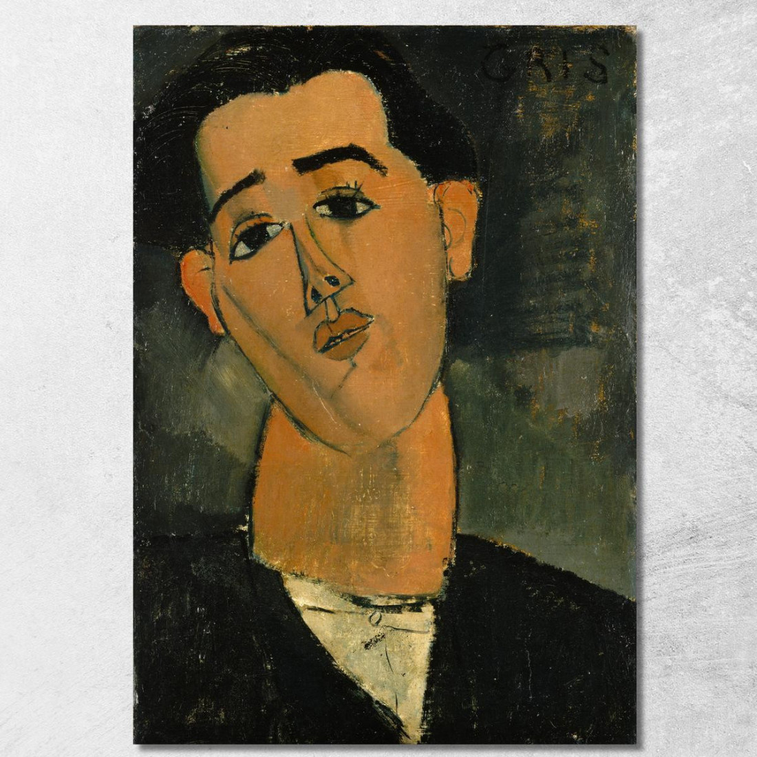 Ritratto Di Juan Gris Amedeo Modigliani amd58 quadro stampato su tela