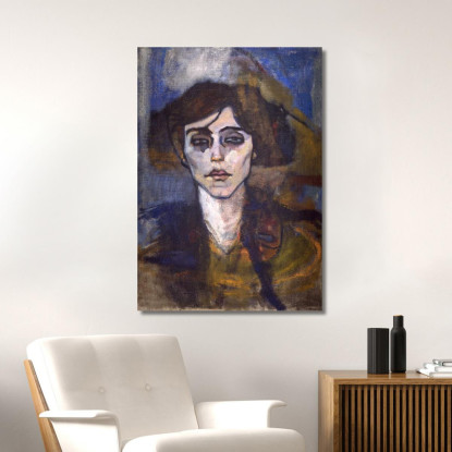 Ritratto Di Maude Abrantes Amedeo Modigliani amd60 quadro stampato su tela
