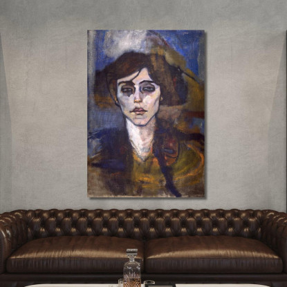 Ritratto Di Maude Abrantes Amedeo Modigliani amd60 quadro stampato su tela