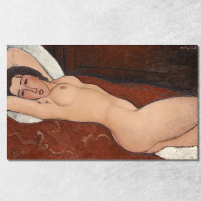 Nudo Sdraiato Amedeo Modigliani amd66 quadro stampato su tela