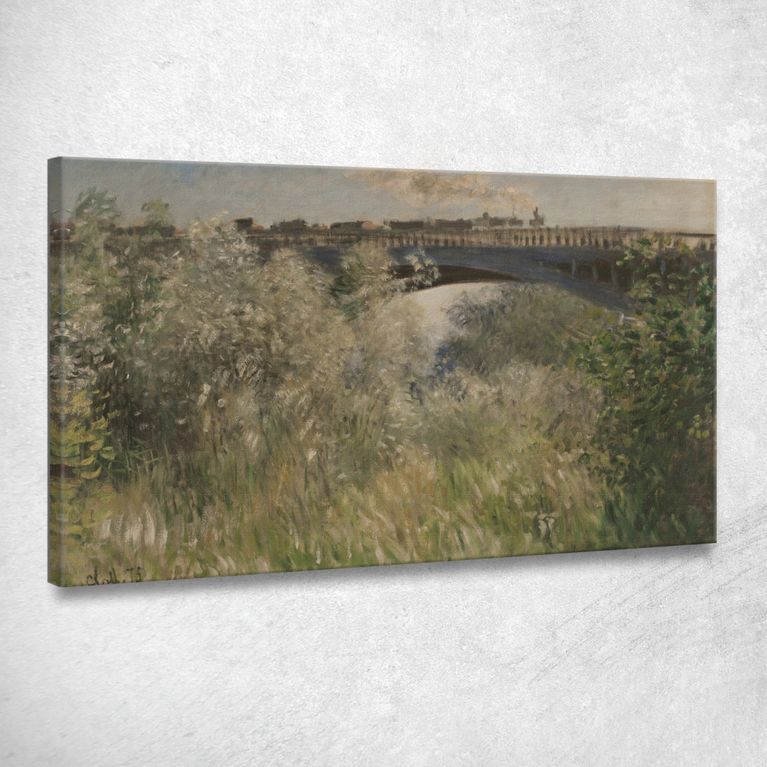 Il Ponte Dell'Argenteuil Claude Monet mnt272 quadro stampato su tela