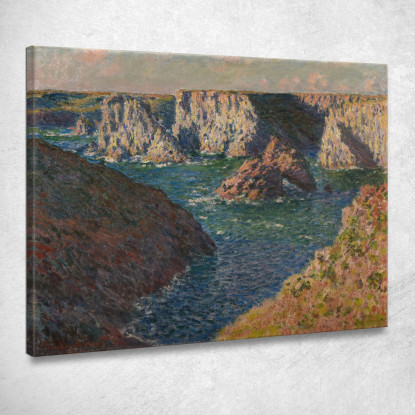 Le Rocce Di Belle-Ile Claude Monet mnt274 quadro stampato su tela