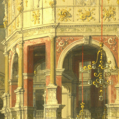 Interno Della Rotonda A Ranelagh Canaletto cnl13 quadro stampato su tela