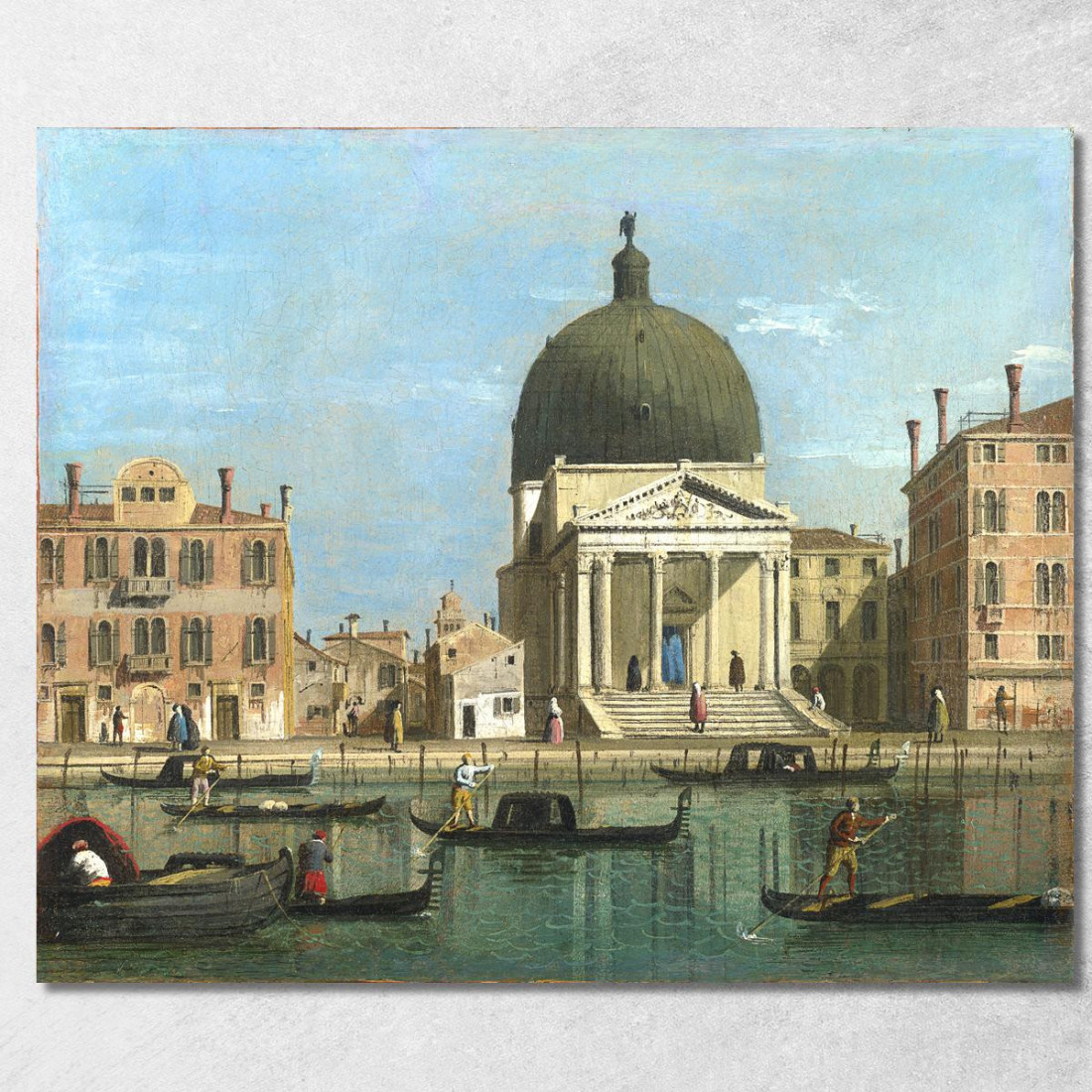 S. Simeone Piccolo Canaletto cnl27 quadro stampato su tela S. Simeone Piccolo Canaletto cnl27 quadro stampato su tela