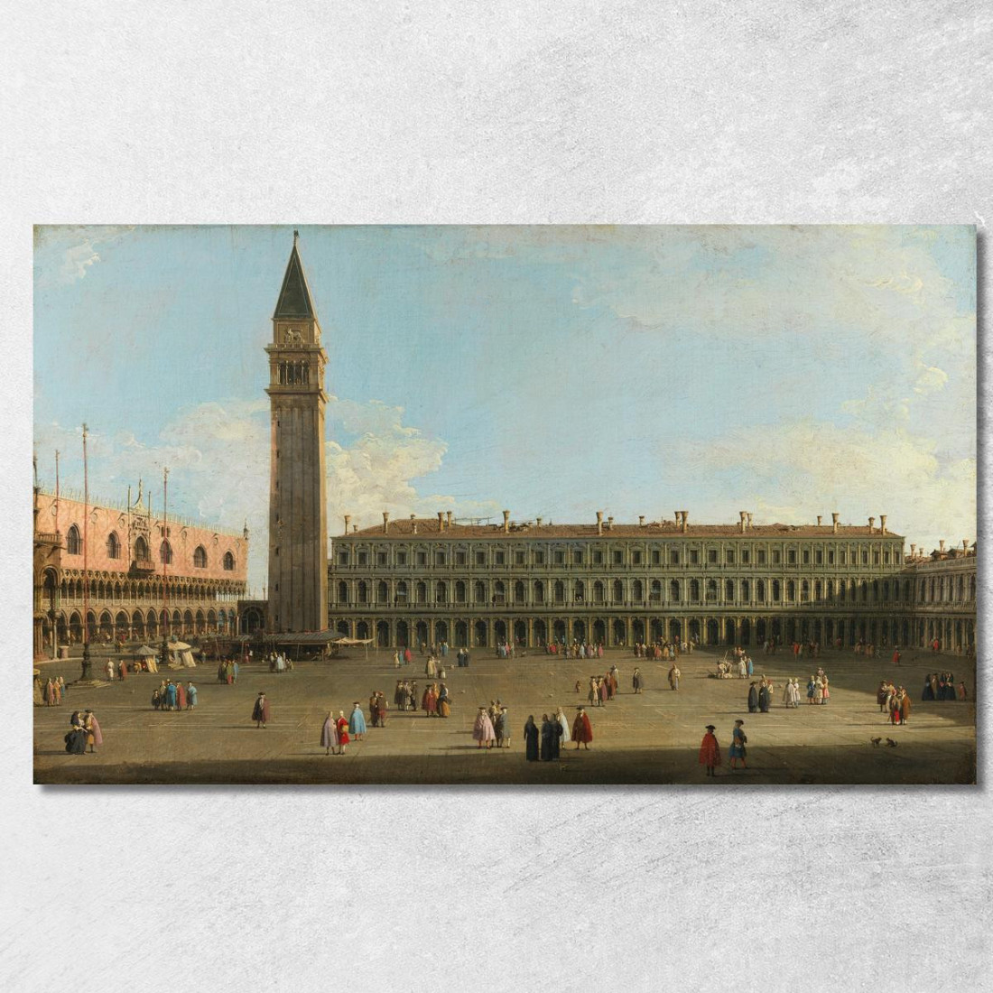 Piazza San Marco Venezia Canaletto cnl38 quadro stampato su tela Piazza San Marco Venezia Canaletto cnl38 quadro stampato su tela