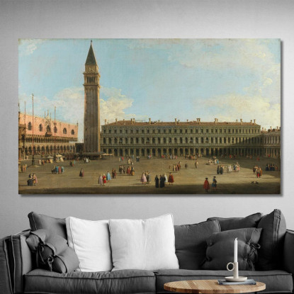 Piazza San Marco Venezia Canaletto cnl38 quadro stampato su tela