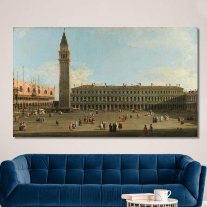 Piazza San Marco Venezia Canaletto cnl38 quadro stampato su tela