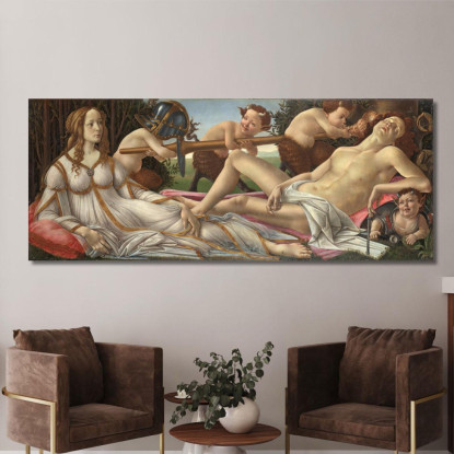 Venere E Marte Sandro Botticelli sbt6 quadro stampato su tela