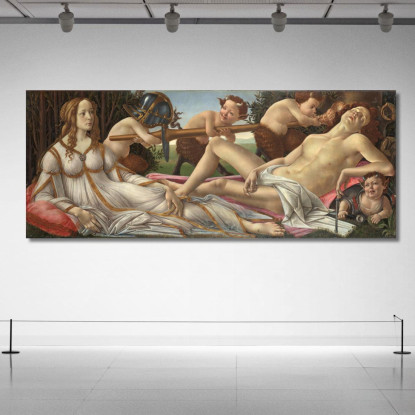Venere E Marte Sandro Botticelli sbt6 quadro stampato su tela