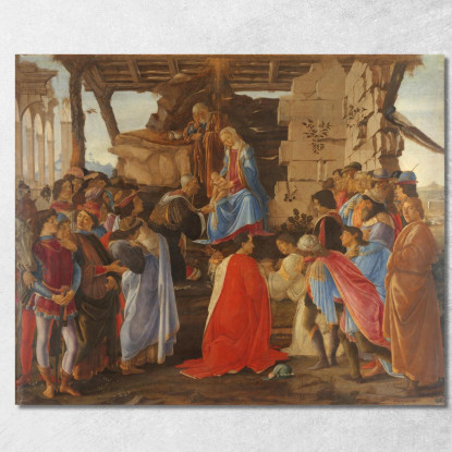 Adorazione Dei Magi Sandro Botticelli sbt10 quadro stampato su tela