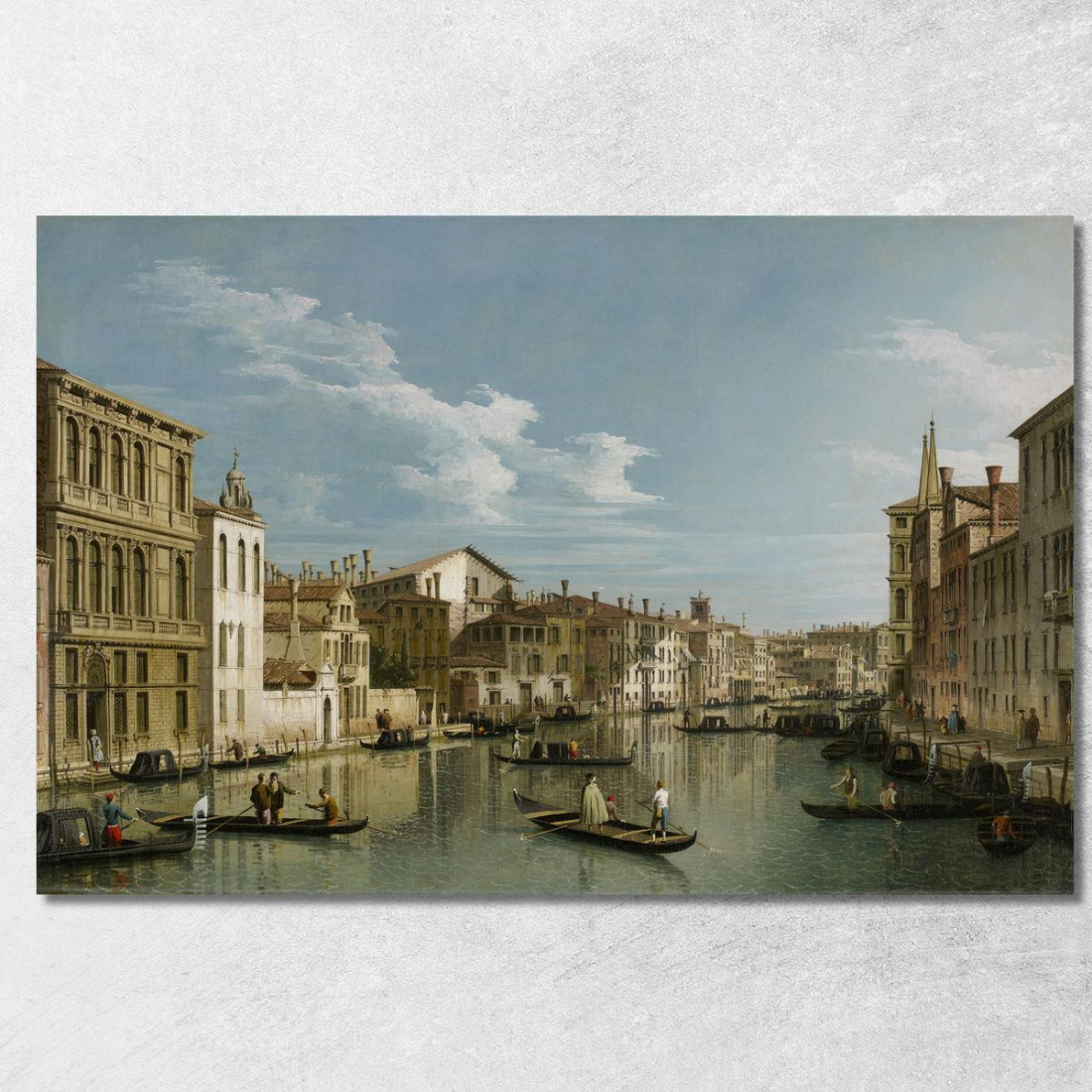 The Grand Canal In Venice From Palazzo Flangini To Campo San Marcuola Canaletto cnl46 quadro stampato su tela