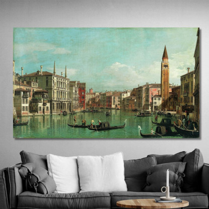 Il Canal Grande Venezia Guardando Sud-Est Con Il Campo Della Carità A Destra Canaletto cnl50 quadro stampato su tela