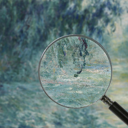 Mattina Sulla Senna Claude Monet mnt281 quadro stampato su tela