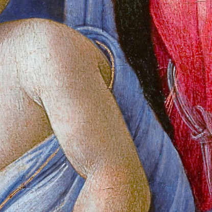 La Vergine Col Bambino La Madonna Del Libro Sandro Botticelli sbt42 quadro stampato su tela