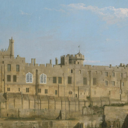 Castello Di Warwick Canaletto cnl77 quadro stampato su tela