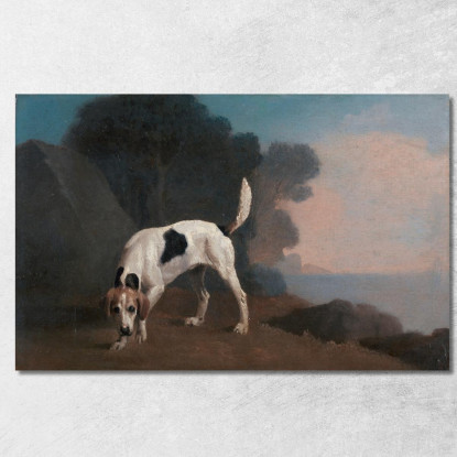 Foxhound Sul Profumo George Stubbs gst15 quadro stampato su tela