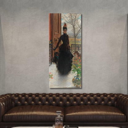 Una Signora Elegante Vittorio Matteo Corcos vmc12 quadro stampato su tela