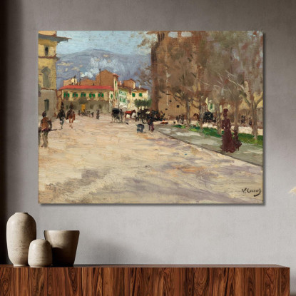 Firenze Porta A Prato Vittorio Matteo Corcos vmc13 quadro stampato su tela