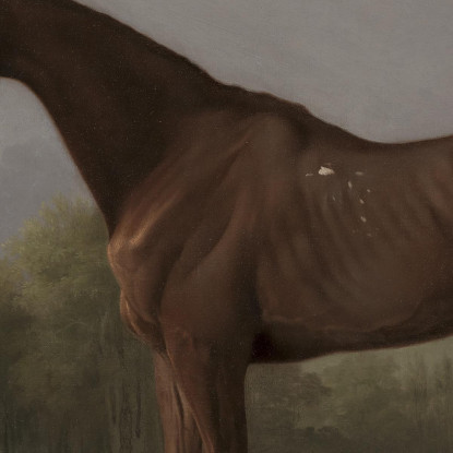 Lustro Tenuto Da Uno Sposo George Stubbs gst28 quadro stampato su tela