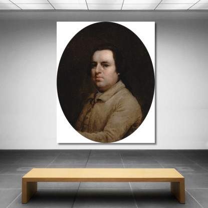 Auto Ritratto George Stubbs gst36 quadro stampato su tela