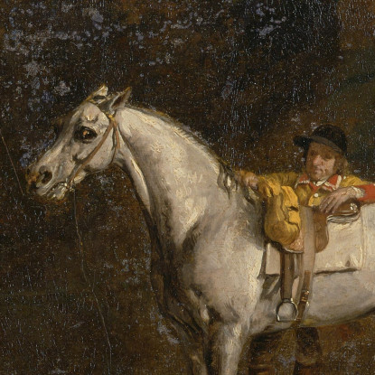 Studi Per O Dopo Il Terzo Duca Di Richmond Con Charleton Hunt George Stubbs gst38 quadro stampato su tela