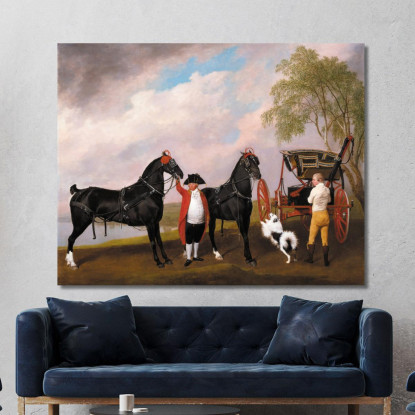 Il Fetonte Del Principe Di Galles George Stubbs gst42 quadro stampato su tela