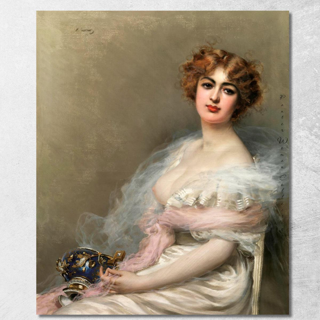 Fragilita Vittorio Matteo Corcos vmc38 quadro stampato su tela Fragilita Vittorio Matteo Corcos vmc38 quadro stampato su tela