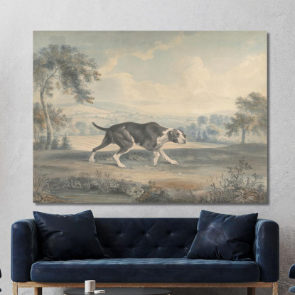 Il Puntatore Spagnolo George Stubbs gst43 quadro stampato su tela