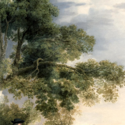Due Signori Che Sparano George Stubbs gst50 quadro stampato su tela