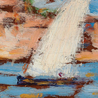 Collioure. La Tartana Paul Signac psn23 quadro stampato su tela