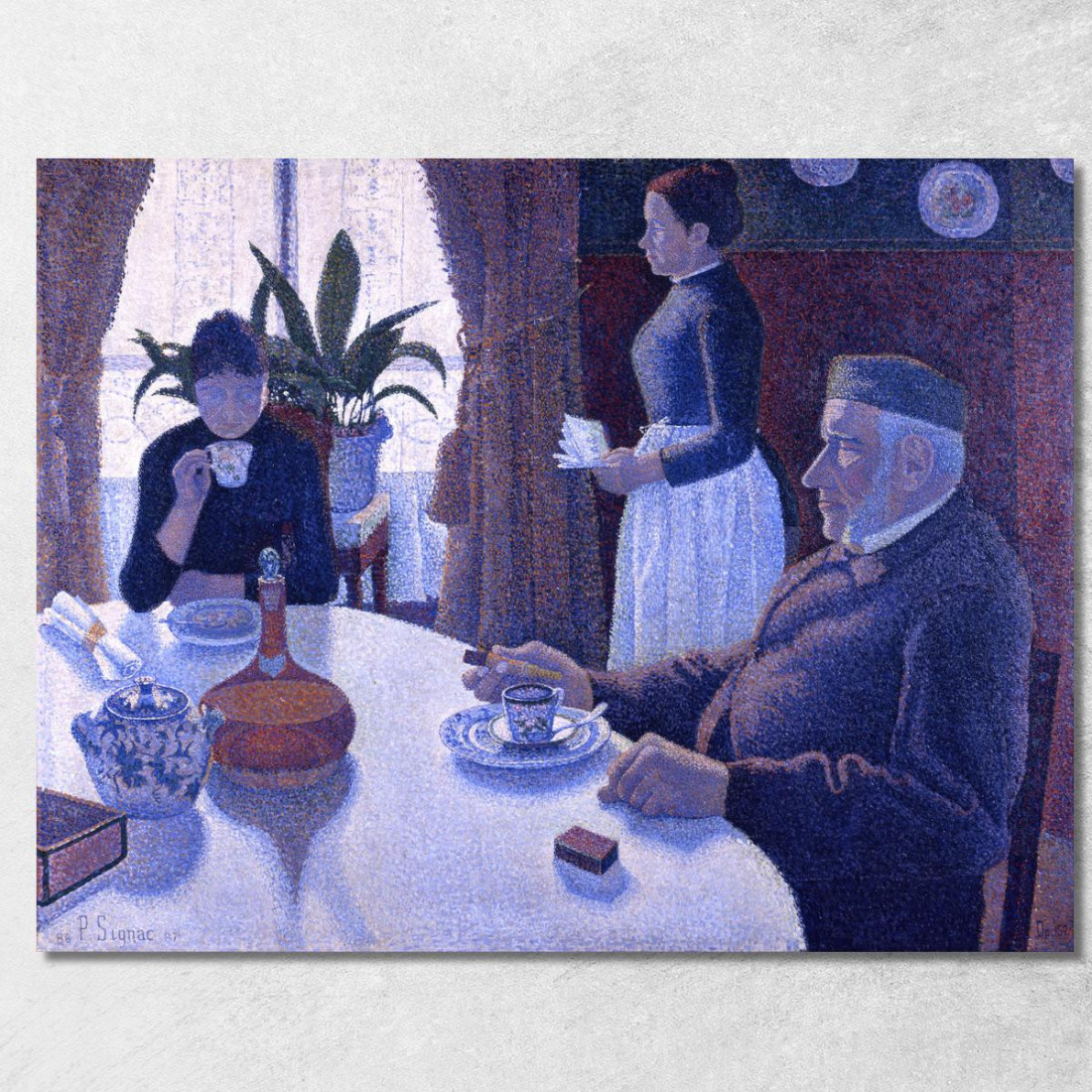 La Sala Da Pranzo Paul Signac psn43 quadro stampato su tela La Sala Da Pranzo Paul Signac psn43 quadro stampato su tela