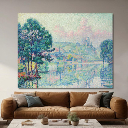 Gli Andely. Mattina. Estate Paul Signac psn56 quadro stampato su tela
